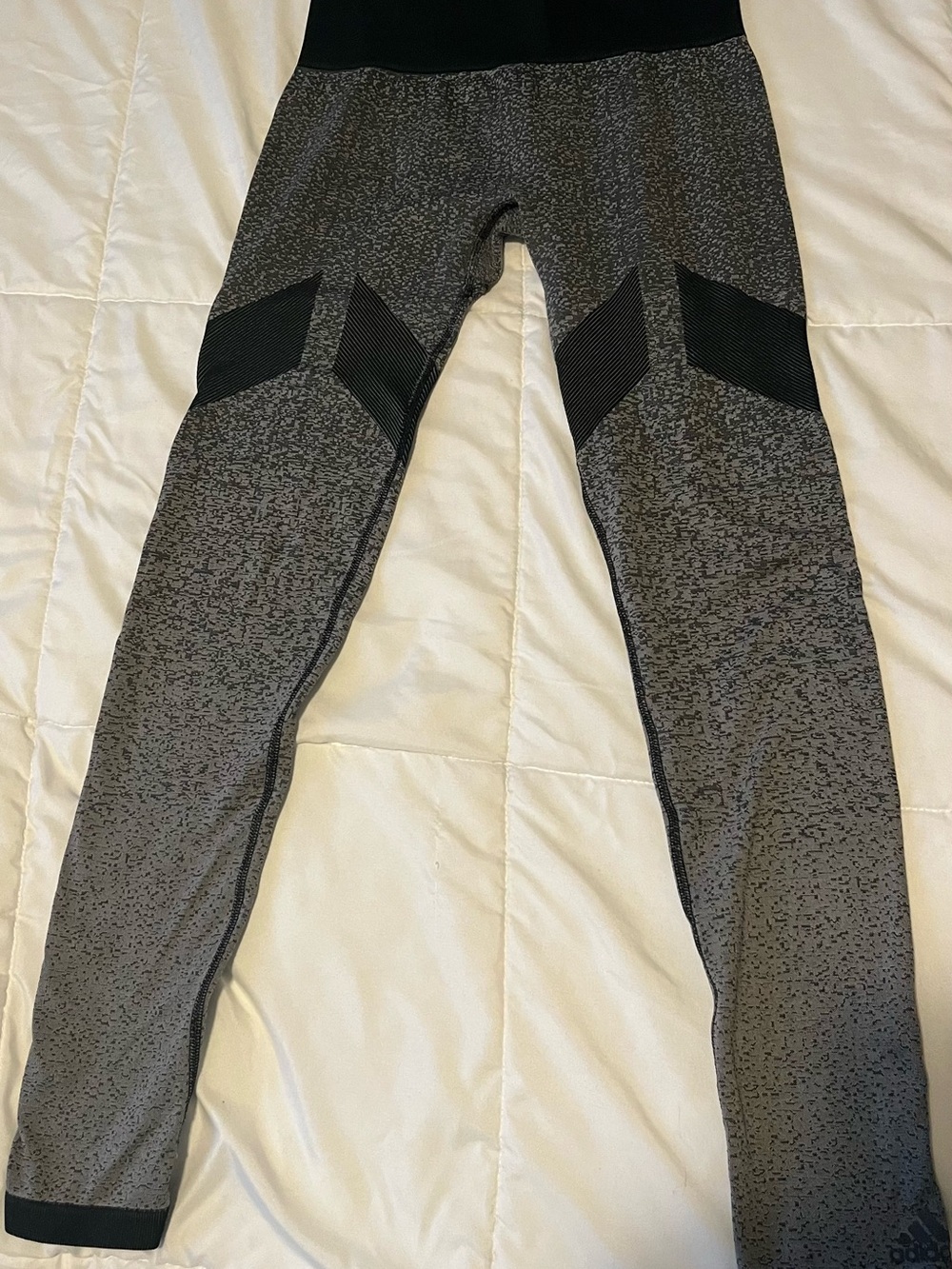 adidas Women's Black & Gray Track Joggers